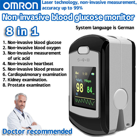 Ommron 8-in-1 non-invasive blood glucose meter